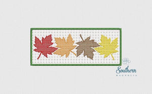 4 Leaves Faux Smock Machine Embroidery Design