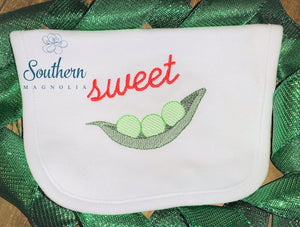Sweet Pea Sketch Fill Embroidery Design