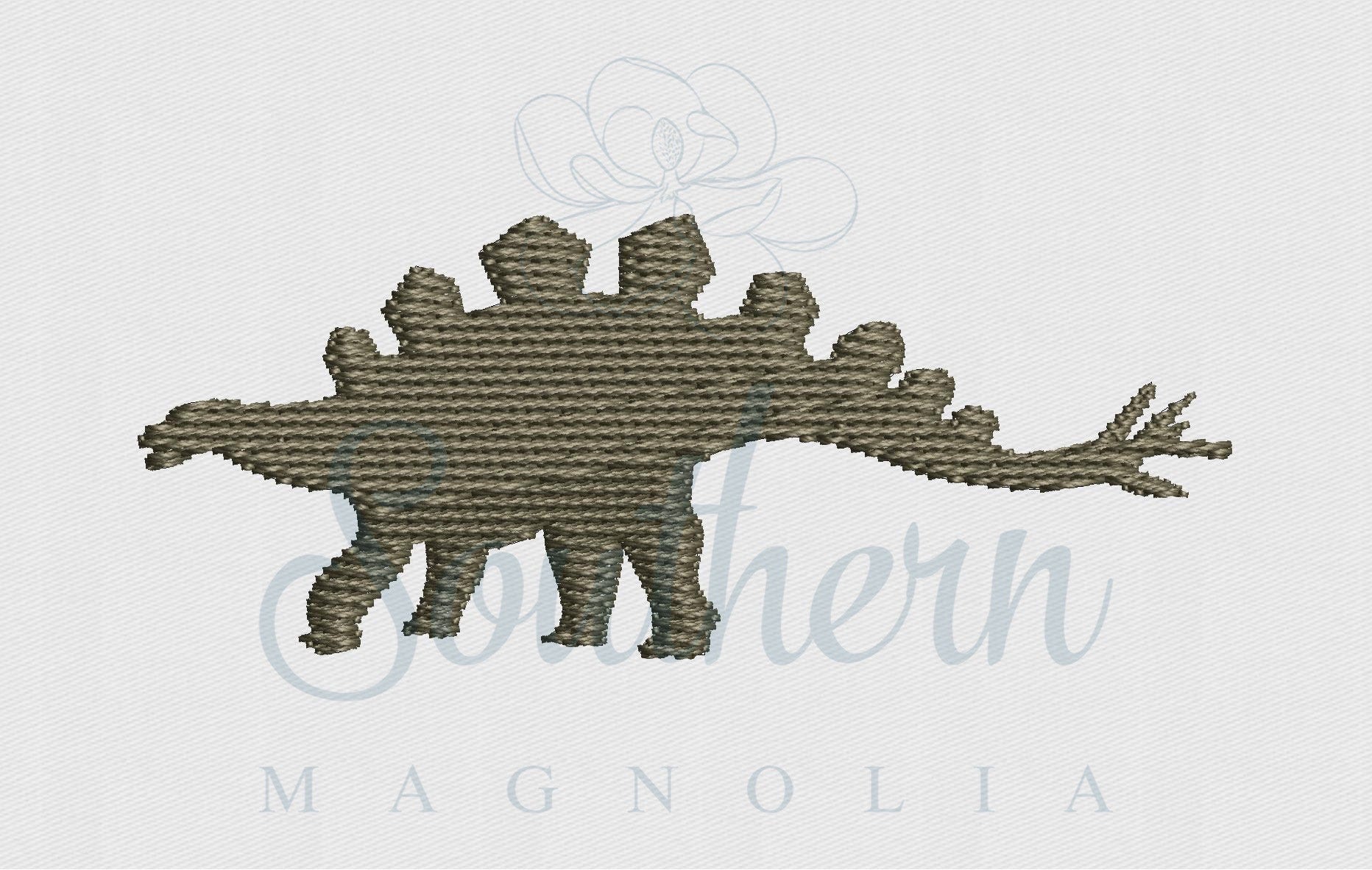 Stegosaurus Mini Fill Dinosaur Embroidery Design