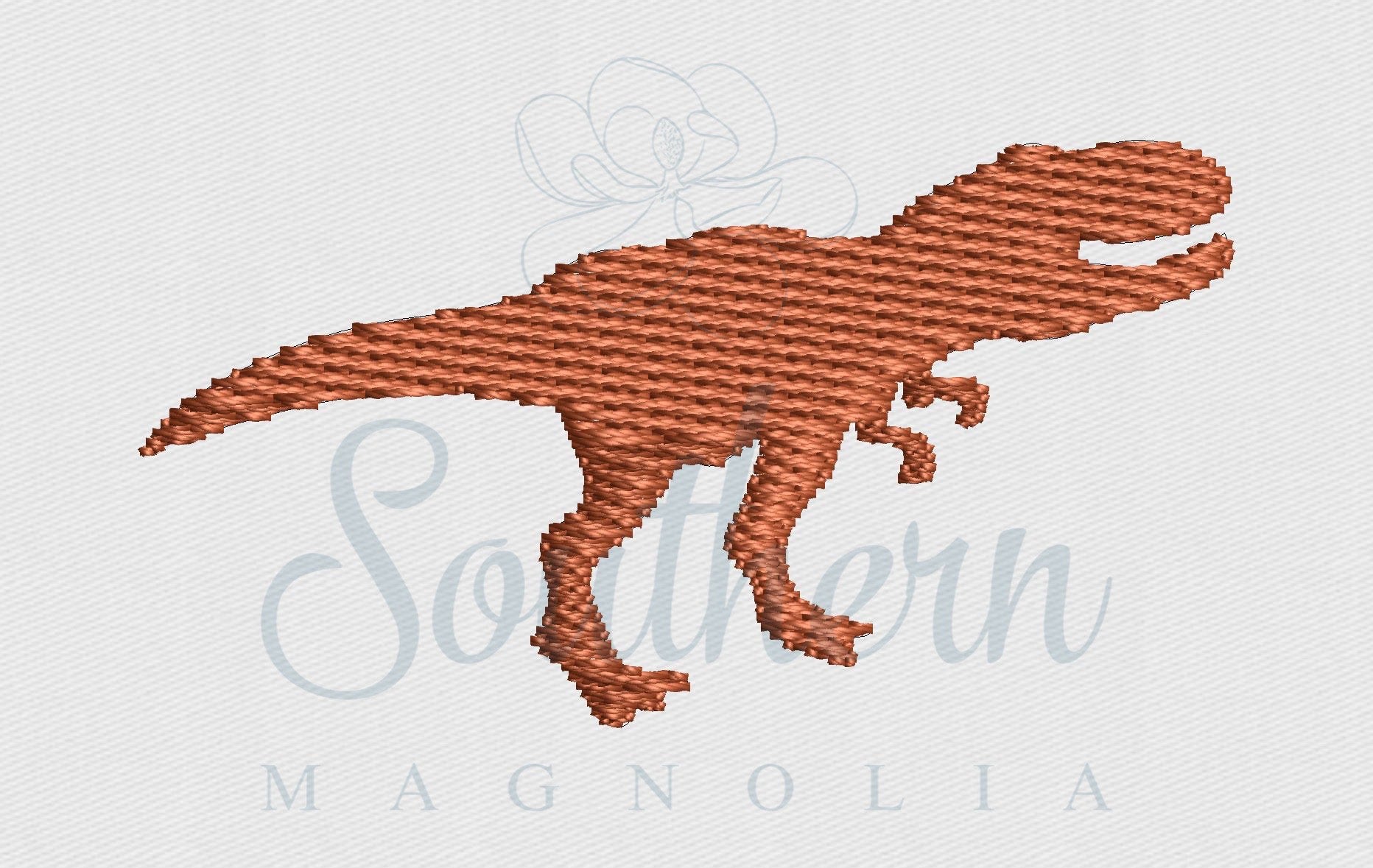 T-Rex Mini Fill Dinosaur Embroidery Design