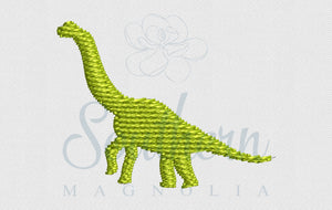 Brachiosaurus Mini Fill Dinosaur Embroidery Design