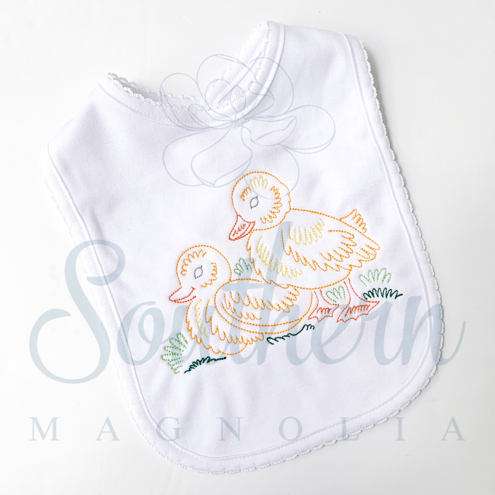 Ducklings Bean Stitch Embroidery Design